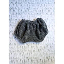 Bloomer, curly wool drap