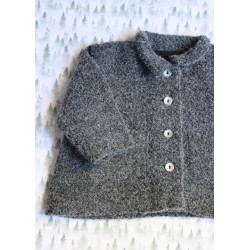 Veste bébé, drap bouclé