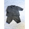 Veste bébé, drap bouclé