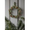 Wool grenn Wreath - brown