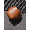 The basket, fawn leather