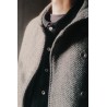 Coat 09, herringbone wool drap