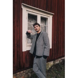 Jacket 07, Herringbone wool drap