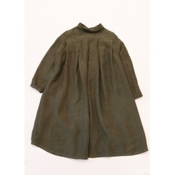 Robe 10, lin vert