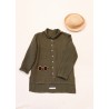 Unisex shirt, green linen