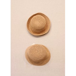 The adult summer hat, sunburned