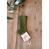 Ribbed knee high socks, seaweed