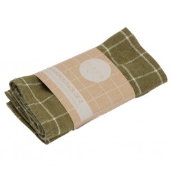 2 linen towels - Olive