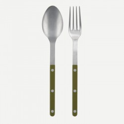 Serving set Bistrot fern green