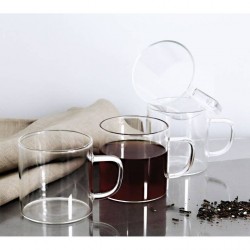 Set of 4 tea cups, glass