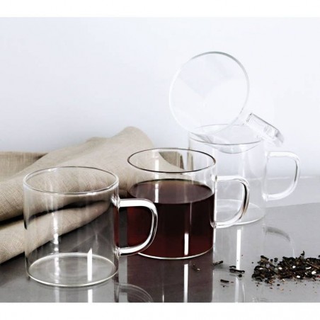 Lot de 4 tasses en verre